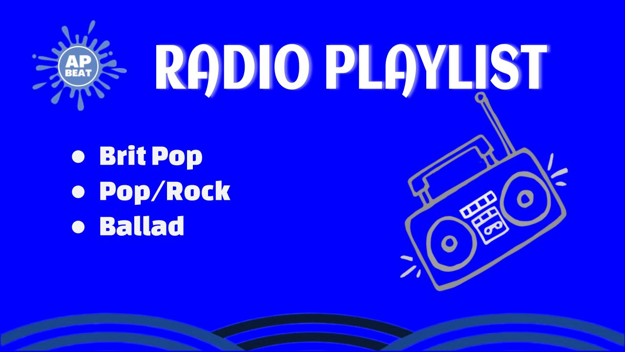 Playlist musica brit pop/rock ballad